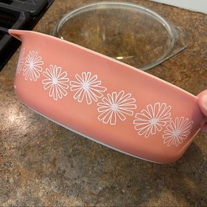 Vintage Pyrex Pink Daisy